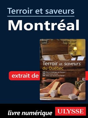 cover image of Terroir et saveurs--Montréal